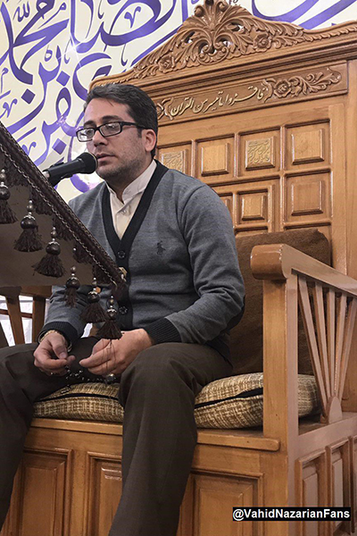 تلاوت &laquo;وحید نظریان&raquo; در جلسه &laquo;موسوی درچه&zwnj;ای&raquo;