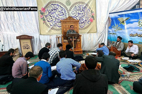 تلاوت &laquo;وحید نظریان&raquo; در جلسه &laquo;موسوی درچه&zwnj;ای&raquo;