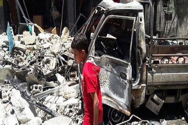 حملات خمپاره&zwnj;ای تروریست&zwnj;ها به مناطقی در دمشق