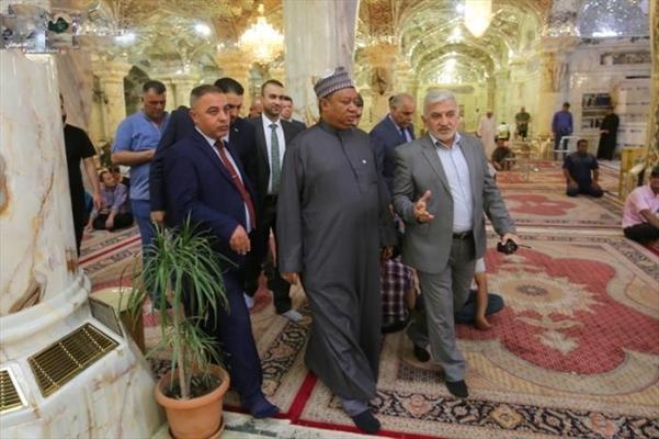 تشرف دبیرکل اوپک به حرم علوی+عکس تشرف دبیرکل اوپک به حرم علوی+عکس