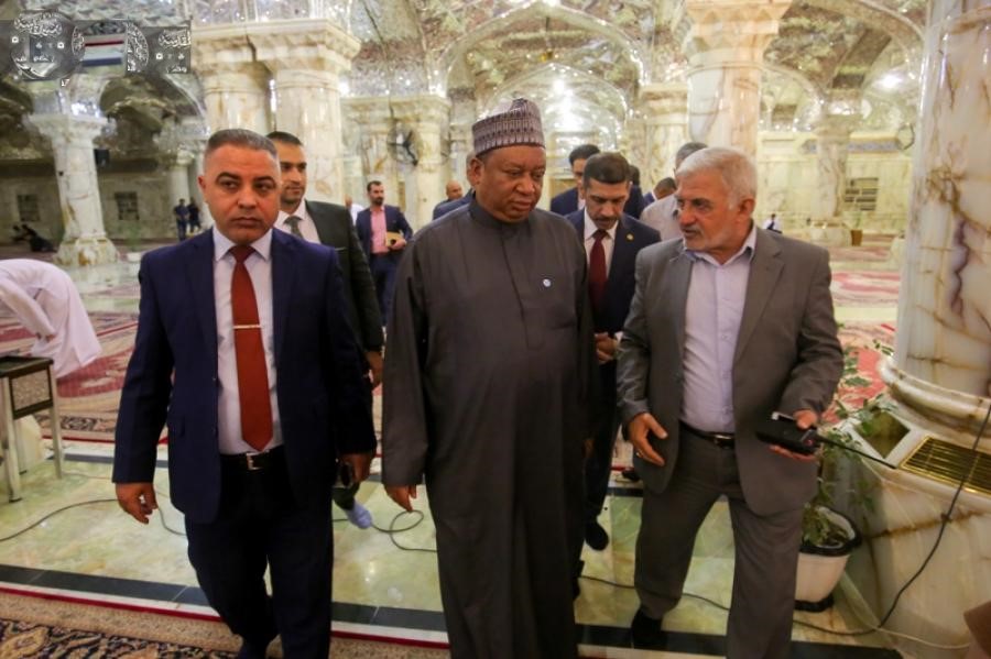 تشرف دبیرکل اوپک به حرم علوی+عکس تشرف دبیرکل اوپک به حرم علوی+عکس