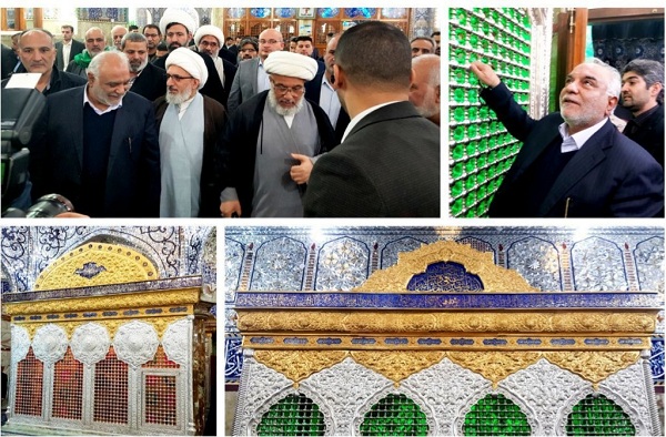 مراسم رونمایی از چهار ضریح خیمه&zwnj;گاه حسینی برگزار شد