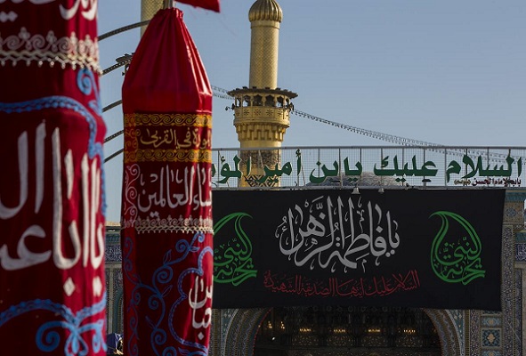 آغاز یازدهمین جشنواره &laquo;موسم احزان فاطمی&raquo; در بین&zwnj;الحرمین + عکس