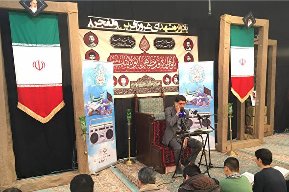 صوت/ تلاوت کاروان انقلاب در یادواره شهدای شاهرود