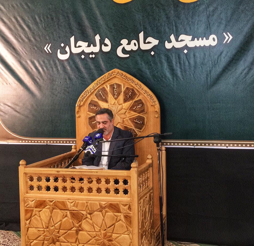 استقبال پرشور مردم دلیجان از کاروان قرآنی انقلاب