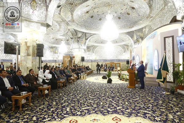 تصاویری از آیین تجلیل از برگزیدگان مسابقات قرآن دانشجویی عراق