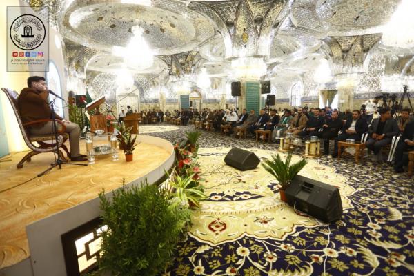 تصاویری از آیین تجلیل از برگزیدگان مسابقات قرآن دانشجویی عراق