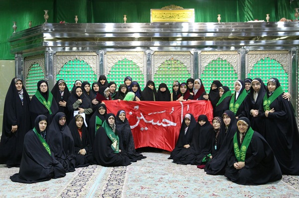 گزارشی از حضور دومین کاروان سراسری انجمن بانوان قرآنی کوثر در عتبات عالیات+عکس