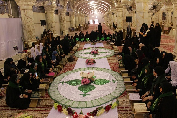 گزارشی از حضور دومین کاروان سراسری انجمن بانوان قرآنی کوثر در عتبات عالیات+عکس