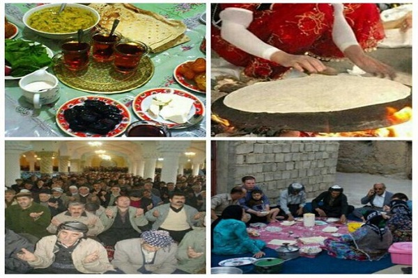 ختم قرآن در سی شب/ هالاو و کولیره رنگ سفره&zwnj;های افطار