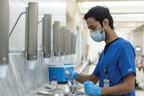 آزمایش آب زمزم در ماه رمضان/100 نمونهگیری در روز آزمایش آب زمزم در ماه رمضان/100 نمونهگیری در روز