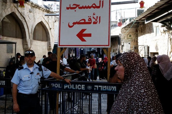 ممانعت اسرائیل از ورود ساکنان غزه به مسجدالاقصی