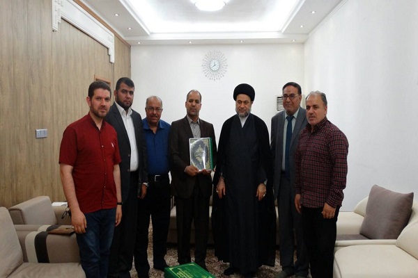 پایان کتابت مصحف دستنویس مرکز ملی قرآن عراق پایان کتابت مصحف دستنویس مرکز ملی قرآن عراق