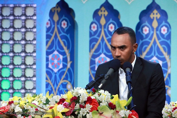 تحسین داوران از اجرای نماینده ایران در هفتمین شب از مسابقات بین&zwnj;المللی قرآن دانشجویان