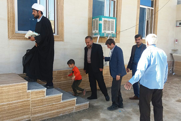 ساخت مسکن ویژه مددجوی کمیته امداد با همکاری روحانی مستقر