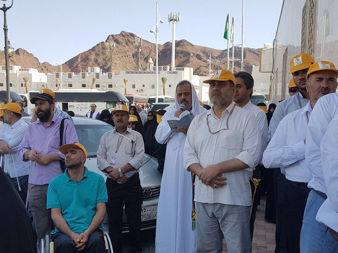 کاروان حج جانبازان یک روز دیگر در مدینه مستقر هستند