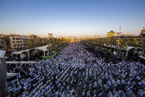اقامه نماز عید قربان در بینالحرمین + عکس اقامه نماز عید قربان در بینالحرمین + عکس