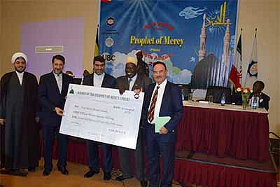 تجلیل از برگزیدگان &laquo;جایزه پیامبر رحمت&raquo; در اوگاندا
