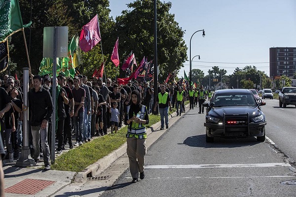 تصاویری از راهپیمایی حسینی در &laquo;دیربورن&raquo; آمریکا