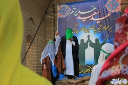 بازسازی واقعه تاریخی «غدیر خم» در  بافران نایین+تصاویر