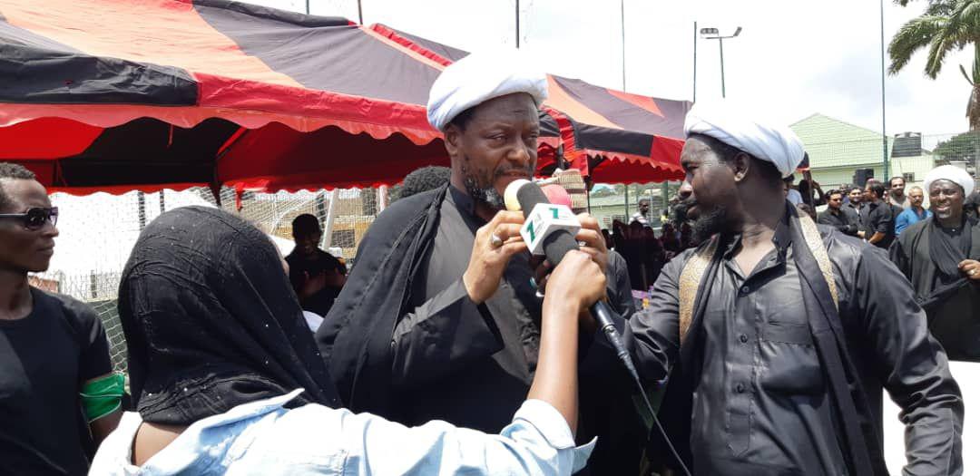 مراسم نمادین حرکت کاروان اسرای کربلا در غنا+فیلم مراسم نمادین حرکت کاروان اسرای کربلا در غنا+فیلم