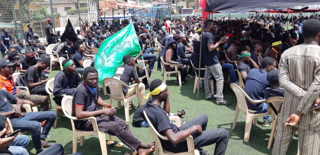 مراسم نمادین حرکت کاروان اسرای کربلا در غنا+فیلم مراسم نمادین حرکت کاروان اسرای کربلا در غنا+فیلم