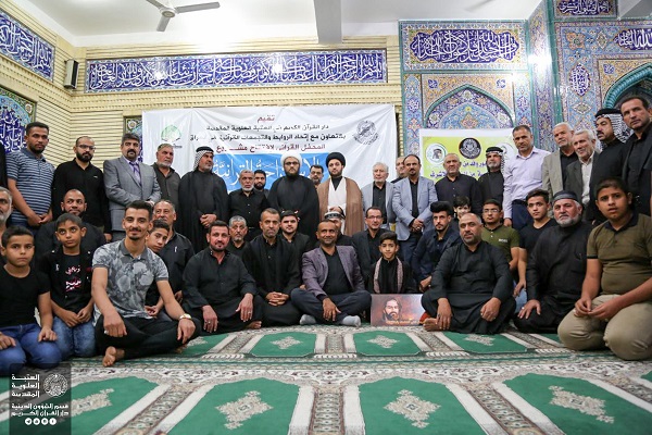 تصاویری از استراحت&zwnj;گاه&zwnj;های قرآنی اربعین در واسط عراق