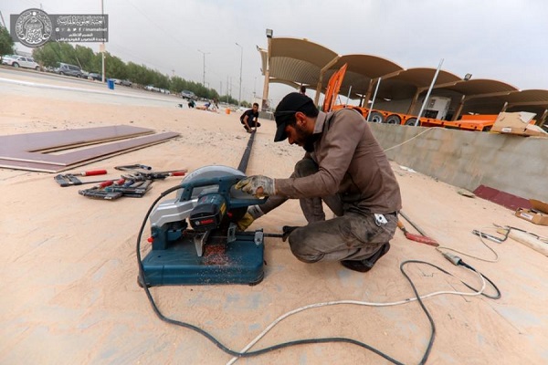 آمادگی زائرسرای امام رضا(ع) نجف برای پذیرایی از زائران اربعین آمادگی زائرسرای امام رضا(ع) نجف برای پذیرایی از زائران اربعین