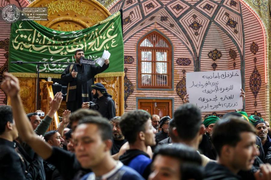 تصاویری از آیین سوگواری رحلت پیامبر(ص) در حرم علوی تصاویری از آیین سوگواری رحلت پیامبر(ص) در حرم علوی