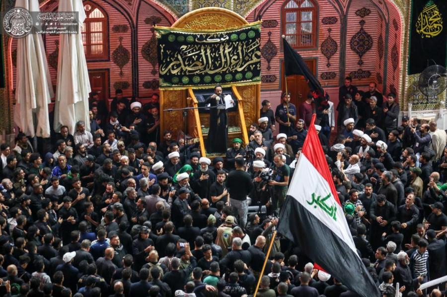 تصاویری از آیین سوگواری رحلت پیامبر(ص) در حرم علوی تصاویری از آیین سوگواری رحلت پیامبر(ص) در حرم علوی