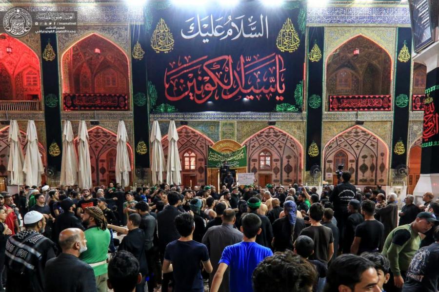 تصاویری از آیین سوگواری رحلت پیامبر(ص) در حرم علوی تصاویری از آیین سوگواری رحلت پیامبر(ص) در حرم علوی