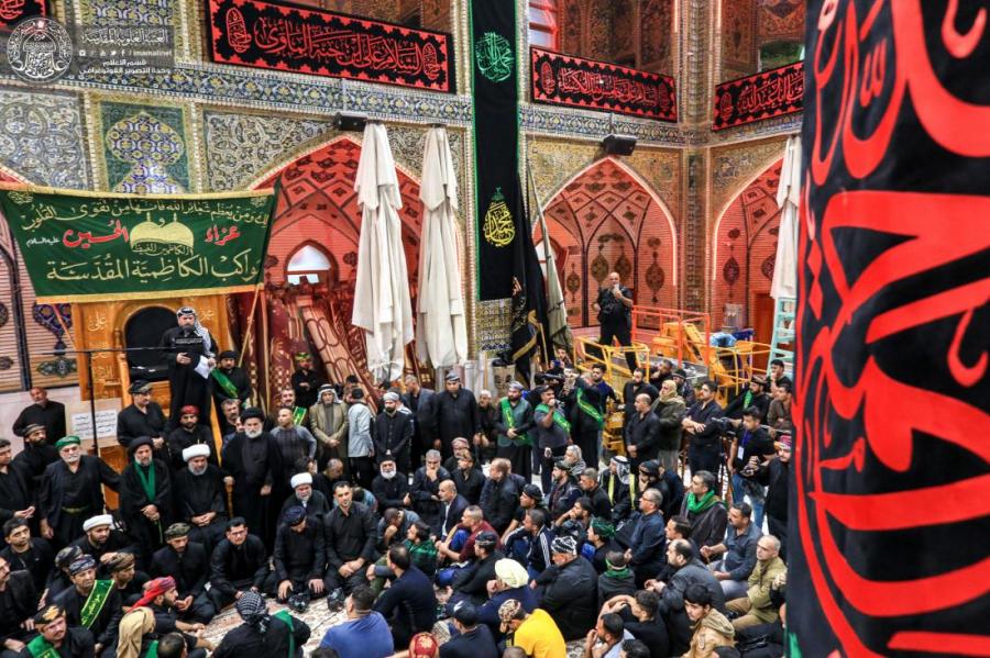 تصاویری از آیین سوگواری رحلت پیامبر(ص) در حرم علوی تصاویری از آیین سوگواری رحلت پیامبر(ص) در حرم علوی