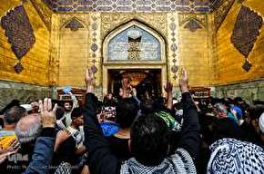 حرم حضرت علی(ع) میعادگاه راهپیمایان اربعین حسینی