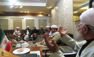 رد نشود// دیدار مسئول بعثه رهبری در عراق با علمای اهل سنت