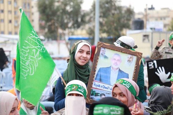 تصاویری از مراسم سالگرد تاسیس جنبش حماس در غزه