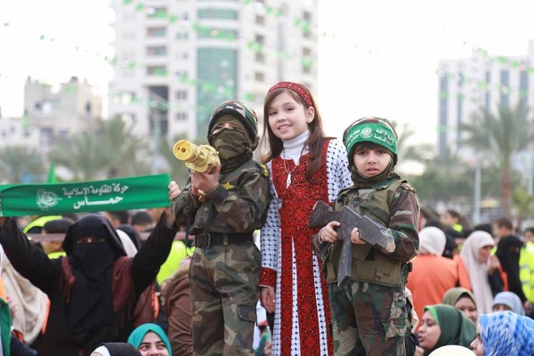 تصاویری از مراسم سالگرد تاسیس جنبش حماس در غزه