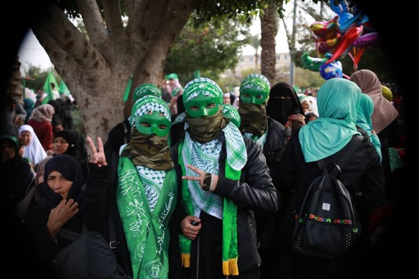 تصاویری از مراسم سالگرد تاسیس جنبش حماس در غزه