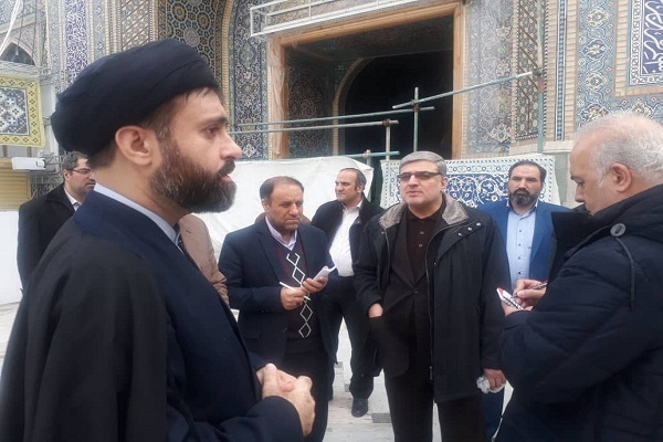 بازدید اعضای ستاد برگزاری مسابقات بین&zwnj;المللی قرآن از محل برگزاری مسابقات + عکس