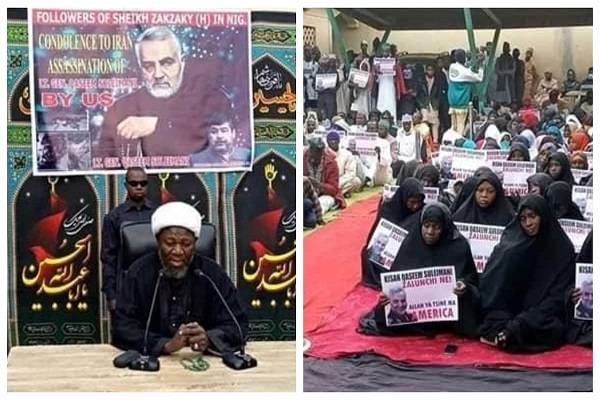 تظاهرات شیعیان نیجریه در گرامی&zwnj;داشت یاد شهید سلیمانی