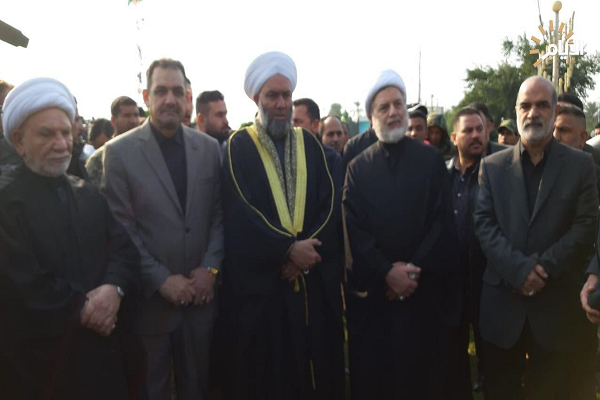 گزارش لحظه به لحظه از مراسم وداع با شهدای مقاومت در عراق