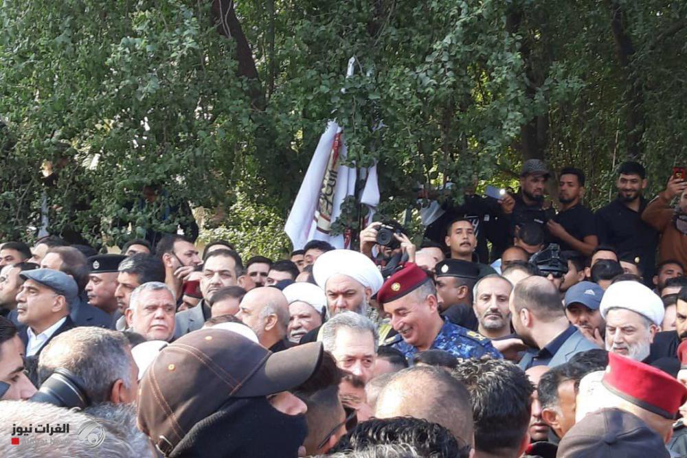 گزارش لحظه به لحظه از مراسم وداع با شهدای مقاومت در عراق