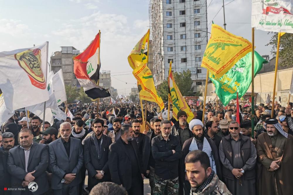 مراسم وداع با سردار دل&zwnj;ها و شهدای مقاومت در عراق