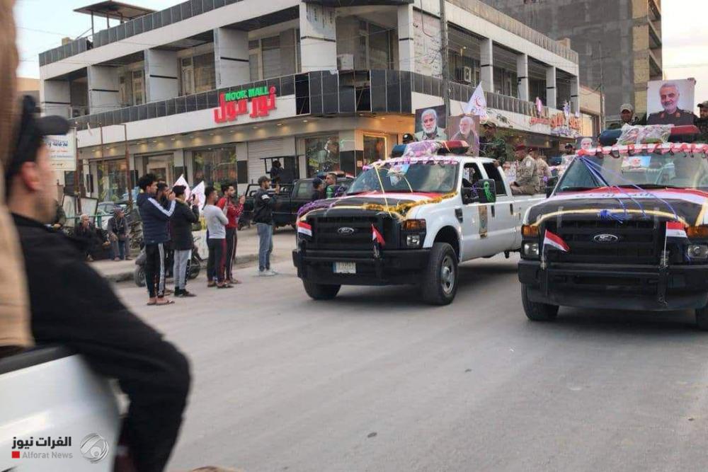 مراسم وداع با سردار دل&zwnj;ها و شهدای مقاومت در عراق