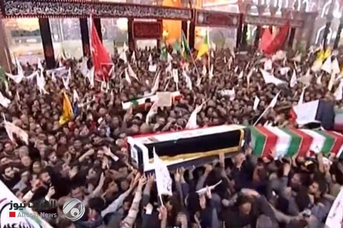 مراسم وداع با سردار دل&zwnj;ها و شهدای مقاومت در عراق