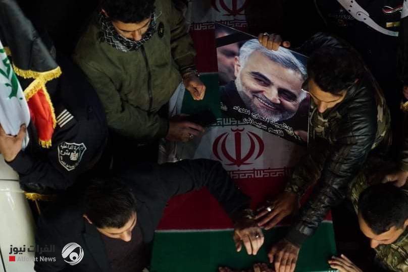 مراسم وداع با سردار دل&zwnj;ها و شهدای مقاومت در عراق