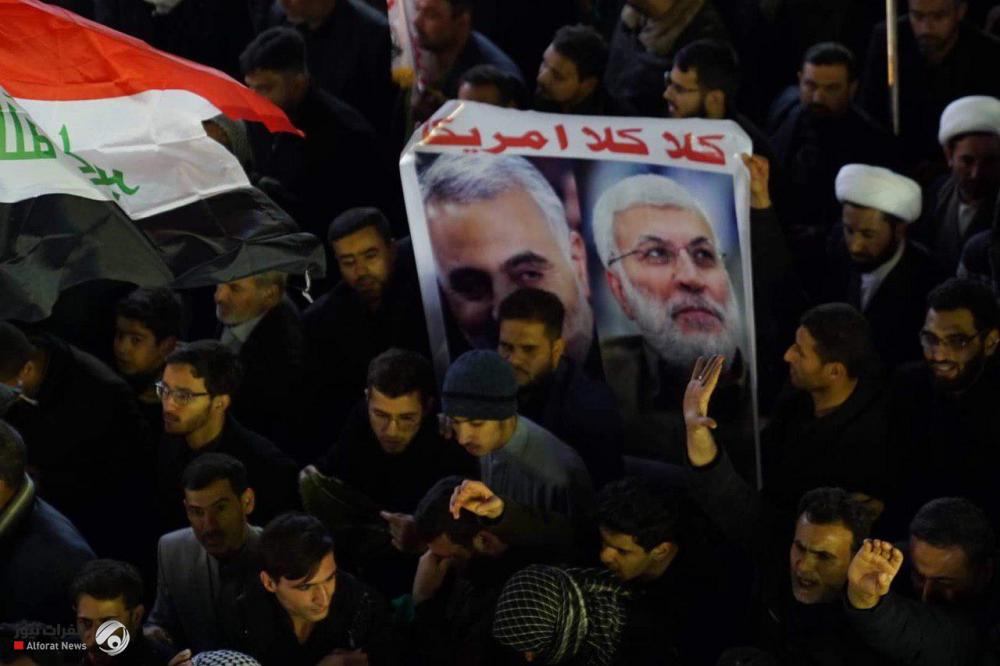 مراسم وداع با سردار دل&zwnj;ها و شهدای مقاومت در عراق