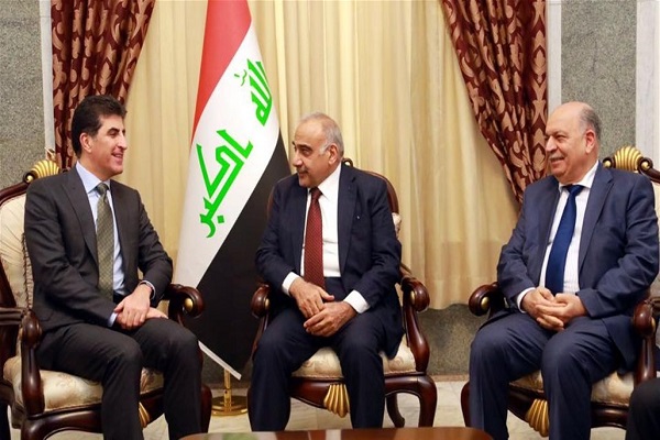 عبدالمهدی  وارد اربیل شد