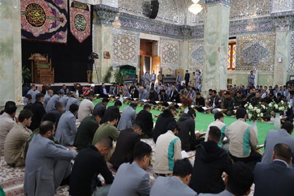 محفل قرآنی بزرگداشت شهدای مقاومت در حرم امامین عسکریین (ع)&nbsp;
