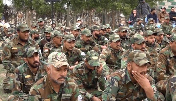 محفل قرآنی حشد الشعبی در صلاح&zwnj;الدین برای شهدای مقاومت+عکس