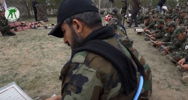 محفل قرآنی حشد الشعبی در صلاح&zwnj;الدین برای شهدای مقاومت+عکس